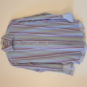 Bugatchi button dress shirt size large